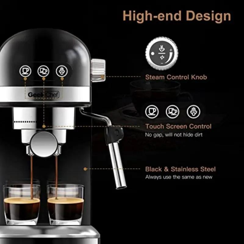 20 Bar Espresso Coffee Machine - 1350W