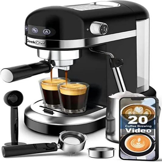 20 Bar Espresso Coffee Machine - 1350W