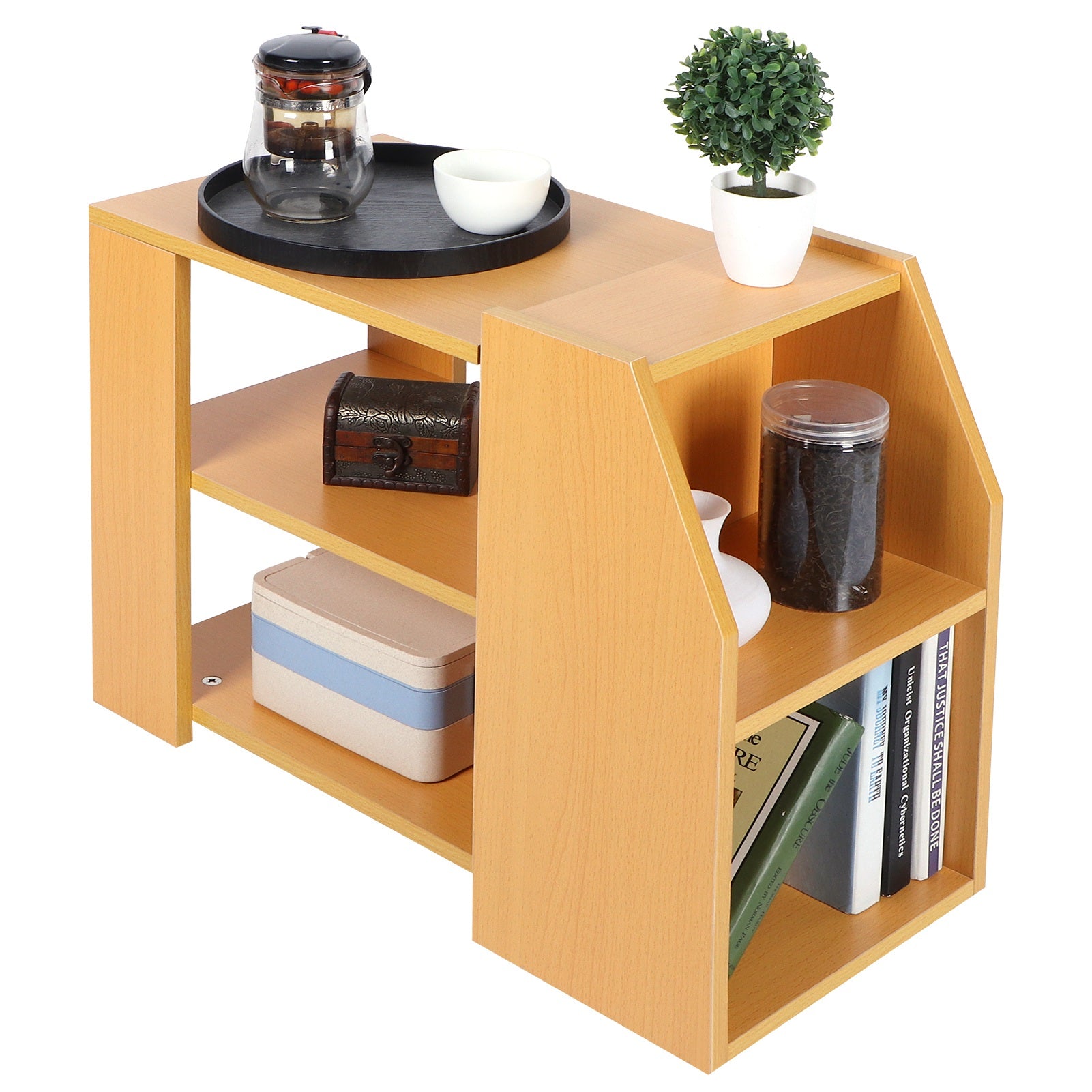 Modern Bookshelf Storage Rack