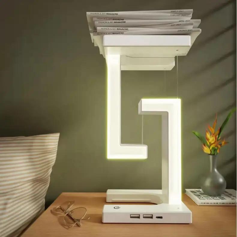 Creative Suspension Table Lamp With Wireless Charging