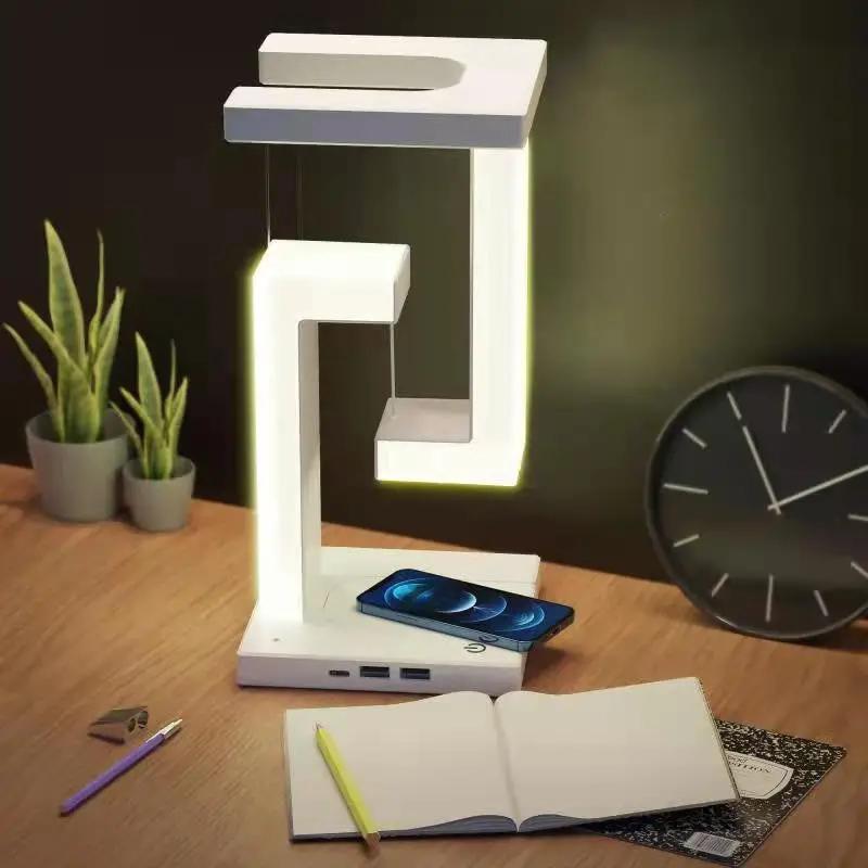 Creative Suspension Table Lamp With Wireless Charging