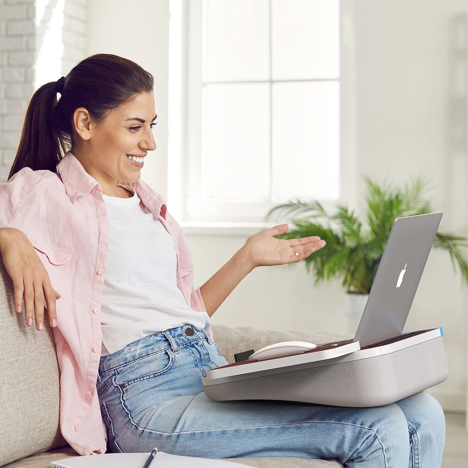 Lap Desk With Cushion - Laptop/Tablet Holder